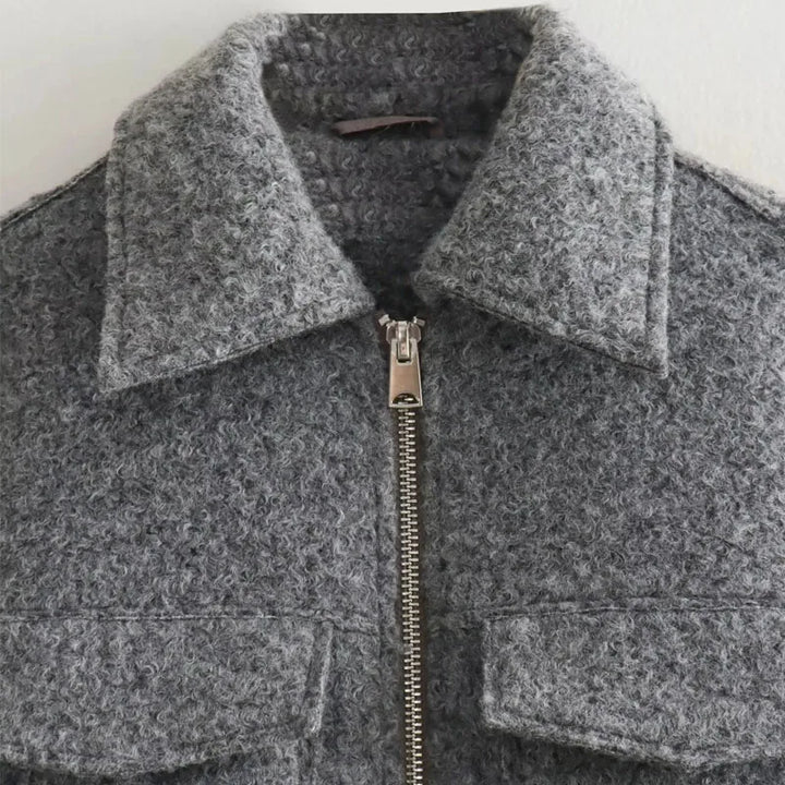 Emma | Cropped Tweed Jacket