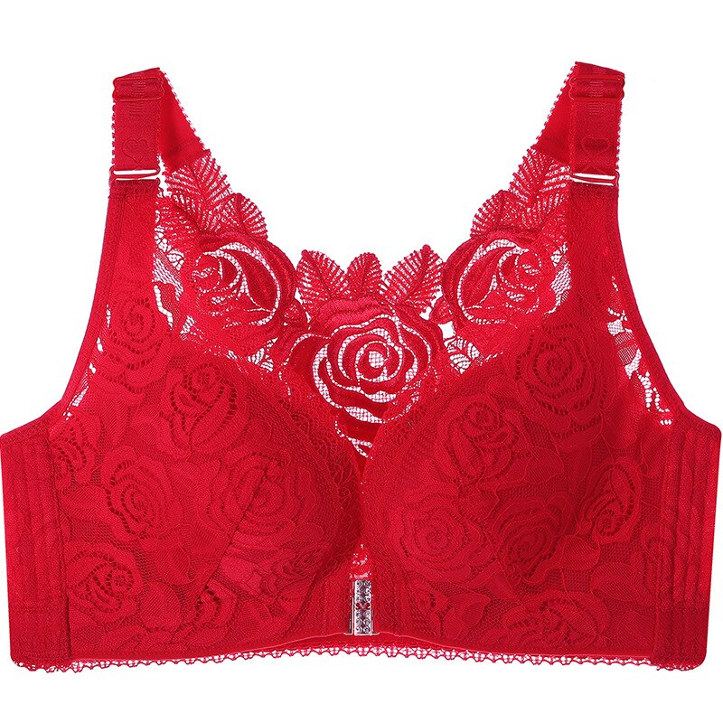 Wireless Push-Up Bra with Front Closure