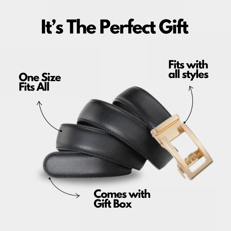 Easy-Click Leather Belt + Luxury Gift Box