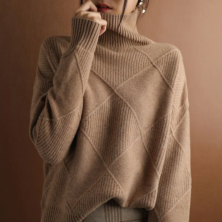 RUBY | Trendy Wool Col Sweater