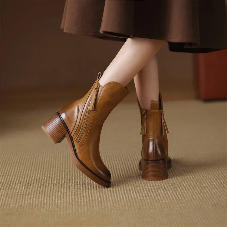 Bella - Block Heel Boots